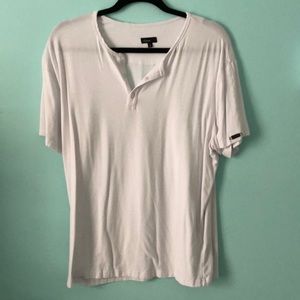 Two Blind Brothers Henley Short Sleeve Shirt sz L
